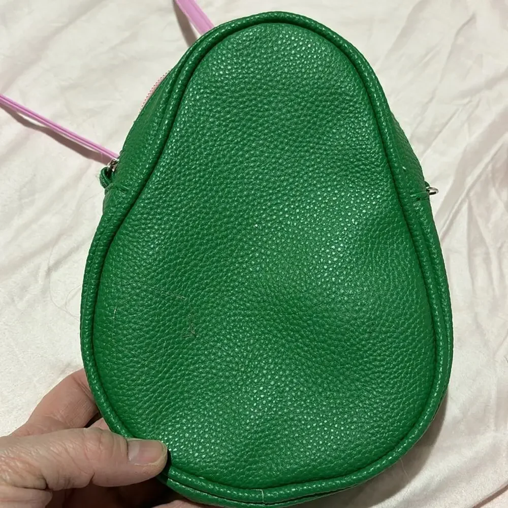 Icecream & Shine avocado zip purse with chain strap nwt and perfect